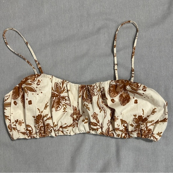 Abercrombie & Fitch ruched tiny top, large, lightweight, summer, outdoors - Picture 1 of 12